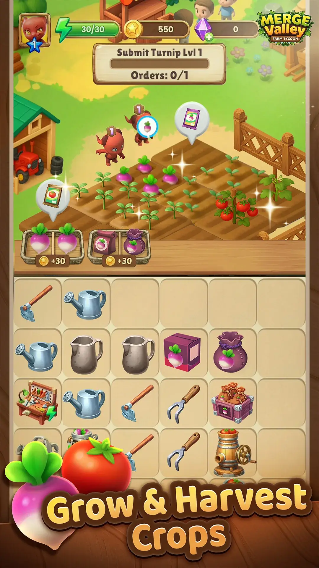 Restoring the valley in Merge Valley